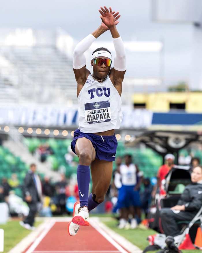 Chengatayi Mapaya of TCU Track & Field at the NCAA Championships